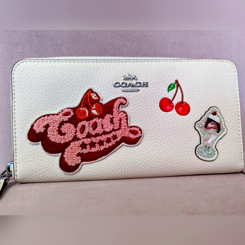Coach Wallet With Cherries and Sundae. 🍒